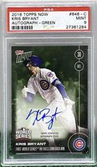 Kris Bryant [Autograph Green] Baseball Cards 2016 Topps Now Prices