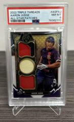 Aaron Judge #ASP-AJ Baseball Cards 2022 Topps Triple Threads All Star Patches Prices