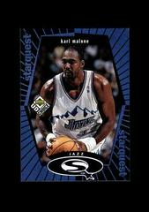 Karl Malone [Blue] Basketball Cards 1998 UD Choice Starquest Prices