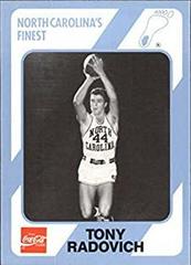 Tony Radovich Basketball Cards 1989 Collegiate Collection North Carolina Prices