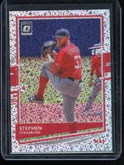 Stephen Strasburg [White Sparkle] #100 Baseball Cards 2020 Panini Donruss Optic Prices