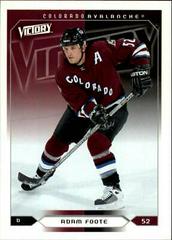 Adam Foote #52 Hockey Cards 2005 Upper Deck Victory Prices