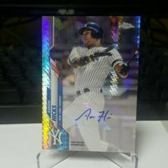 Aaron Hicks [Xfractor] Baseball Cards 2020 Topps Chrome Update Autographs Prices