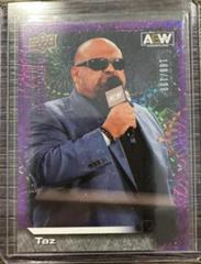 Taz [Purple Pyro] Wrestling Cards 2022 Upper Deck AEW Prices