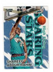 Shareef Abdur-Rahim Basketball Cards 1997 Fleer Soaring Stars Prices