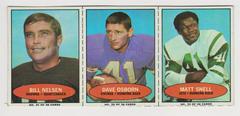 Bill Nelsen, Dave Osborn, Matt Snell [Complete Box] Football Cards 1971 Bazooka Prices