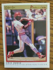 Eric Davis Baseball Cards 1991 O Pee Chee Premier Prices