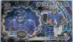 Zay Flowers #8 Football Cards 2023 Panini Spectra Spectracular Prices