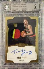 Trae Young [Autograph Jersey Gold] #180 Basketball Cards 2018 Panini Dominion Prices