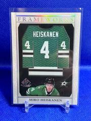 Miro Heiskanen Hockey Cards 2021 SP Game Used Frameworks Prices