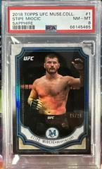 Stipe Miocic [Sapphire] #1 Ufc Cards 2018 Topps UFC Museum Collection Prices