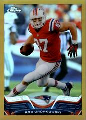 Rob Gronkowski [Red Jersey Gold Refractor] #35 Football Cards 2013 Topps Chrome Prices