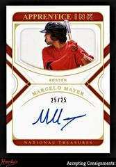 Marcelo Mayer Baseball Cards 2022 Panini National Treasures Apprentice Ink Autographs Prices