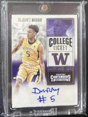 Dejounte Murray [Gold Jersey Autograph] Basketball Cards 2016 Panini Contenders Draft Picks Prices