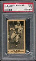 Tom Long #103 Baseball Cards 1916 Famous & Barr Co Prices