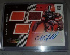 Nick Chubb [Material Autograph Spectrum] #158 Football Cards 2018 Panini Absolute Prices