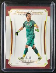 Claudio Bravo [Gold] Soccer Cards 2018 Panini National Treasures Prices