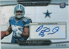 Dez Bryant [Autograph Refractor] #152 Football Cards 2010 Topps Platinum Prices