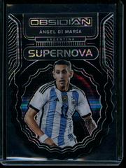 Angel Di Maria [White Pulsar] #1 Soccer Cards 2022 Panini Obsidian Supernova Prices
