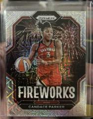 Candace Parker [Mojo] #6 Basketball Cards 2023 Panini Prizm WNBA Fireworks Prices