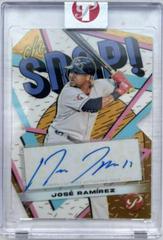 Jose Ramirez [Gold] Baseball Cards 2023 Topps Pristine Oh Snap Autographs Prices