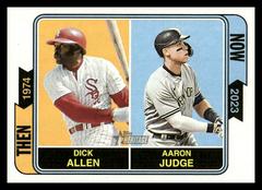 Aaron Judge, Dick Allen Baseball Cards 2023 Topps Heritage Then and Now Prices