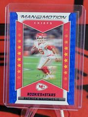 Patrick Mahomes II [True Blue] #MM-29 Football Cards 2022 Panini Rookies & Stars Man In Motion Prices