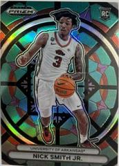 Nick Smith Jr. #7 Basketball Cards 2023 Panini Prizm Draft Picks Stained Glass Prices