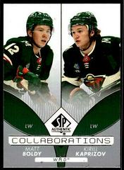 Matt Boldy, Kirill Kaprizov #C-12 Hockey Cards 2022 SP Authentic Collaborations Prices