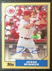 Jesse Winker #JW Baseball Cards 2017 Topps Update 1987 Autographs Prices