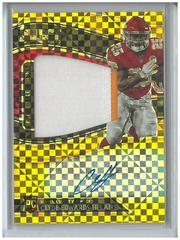 Clyde Edwards-Helaire [Gold Prizm Jersey Number] Football Cards 2020 Panini Select Prime Selections Signatures Prices