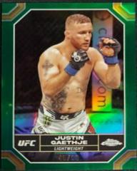 Justin Gaethje [Green Refractor] #104 Ufc Cards 2024 Topps Chrome UFC Prices