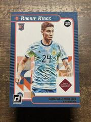 Gonzalo Montiel [Gold Press Proof] #3 Soccer Cards 2021 Panini Donruss Road to Qatar Rookie Kings Prices