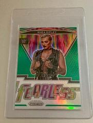 Rhea Ripley [Green Prizm] Wrestling Cards 2022 Panini Prizm WWE Fearless Prices