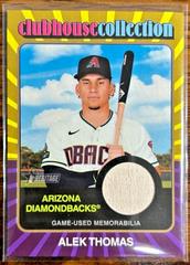Alek Thomas [Gold] #CCR-AT Baseball Cards 2024 Topps Heritage Clubhouse Collection Relic Prices