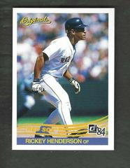 Rickey Henderson #185 Baseball Cards 2002 Donruss Originals Prices