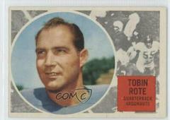 Tobin Rote Football Cards 1960 Topps CFL Prices