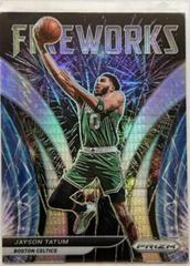 Jayson Tatum [Hyper Prizm] #15 Basketball Cards 2021 Panini Prizm Fireworks Prices