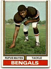 Rufus Mayes #61 Football Cards 1974 Topps Parker Brothers Prices