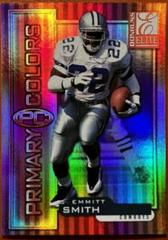 Emmitt Smith [Red] Football Cards 1999 Panini Donruss Elite Primary Colors Prices