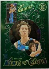 Josh Giddey [Emerald] Basketball Cards 2021 Panini Illusions King of Cards Prices