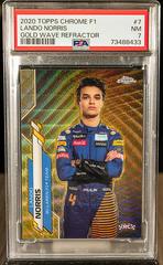 Lando Norris [Gold Wave] #7 Racing Cards 2020 Topps Chrome Formula 1 Prices