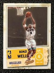 Bonzi Wells #54 Basketball Cards 2004 Fleer Authentix Prices