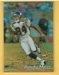 Randy Moss [Gold] #30 Football Cards 2002 Bowman's Best Prices