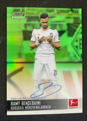 Ramy Bensebaini Soccer Cards 2021 Stadium Club Chrome Bundesliga Autographs Prices