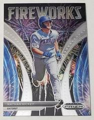 Nathan Hickey #F-NH Baseball Cards 2021 Panini Prizm Draft Picks Fireworks Prices