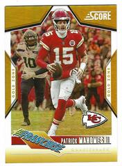 Patrick Mahomes II [Gold Zone] #16 Football Cards 2023 Panini Score The Franchise Prices