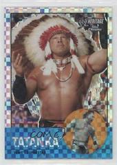 Tatanka [Xfractor] #4 Wrestling Cards 2007 Topps Heritage II Chrome WWE Prices