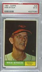 Wes Stock #26 Baseball Cards 1961 Topps Prices
