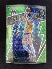 Anthony Davis [Green] #3 Basketball Cards 2021 Panini Mosaic Thunder Lane Prices
